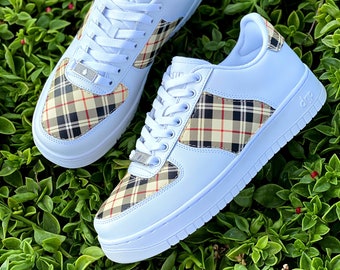 plaid nikes