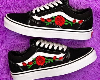 embroidered vans shoes