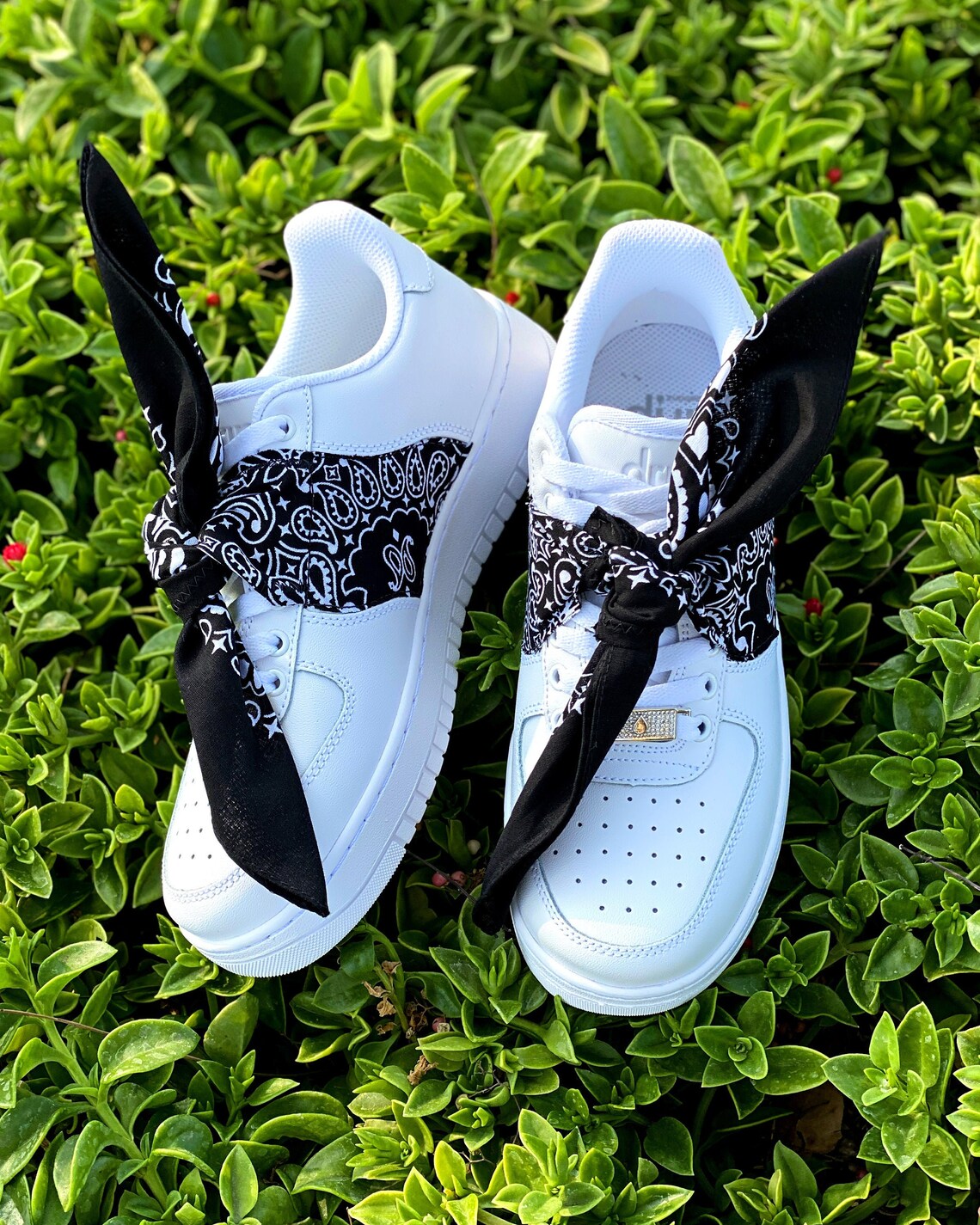 Paisley Bandana Custom Bandana Womens Bandana Black Etsy