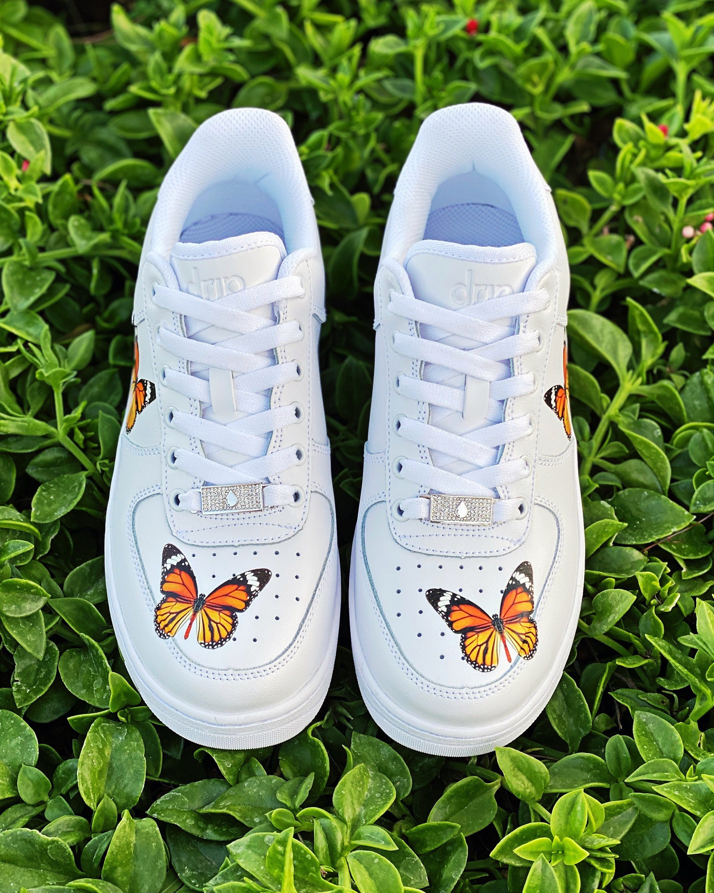 custom shoes butterfly
