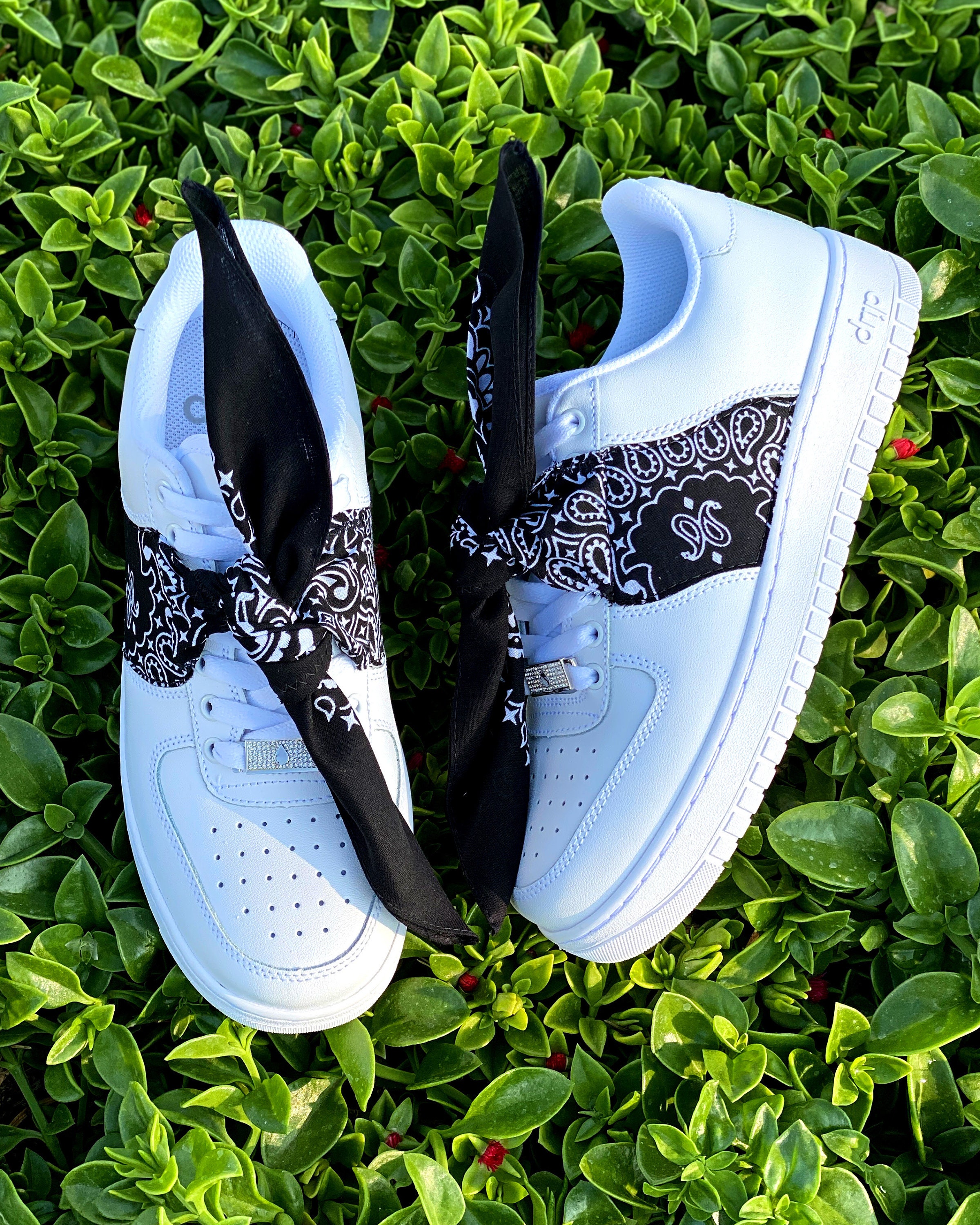 Paisley Bandana Custom Bandana Womens Bandana Black Etsy