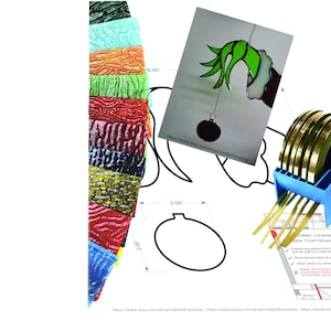 Grinch hand and Christmas ornament 8.5 x 11 Download Paper Pattern