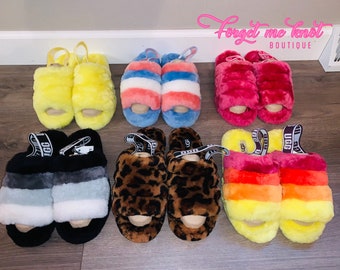 ugg inspired fluffy slippers