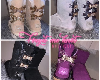 Uggs With Bows Etsy