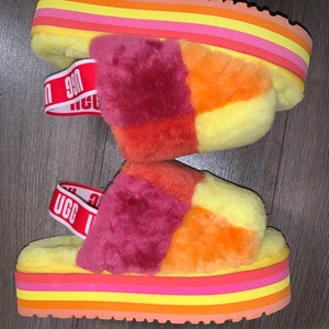 UGG Inspired Fluff Yeah Slide Slippers Soft Womens Shoes Sandal image 2