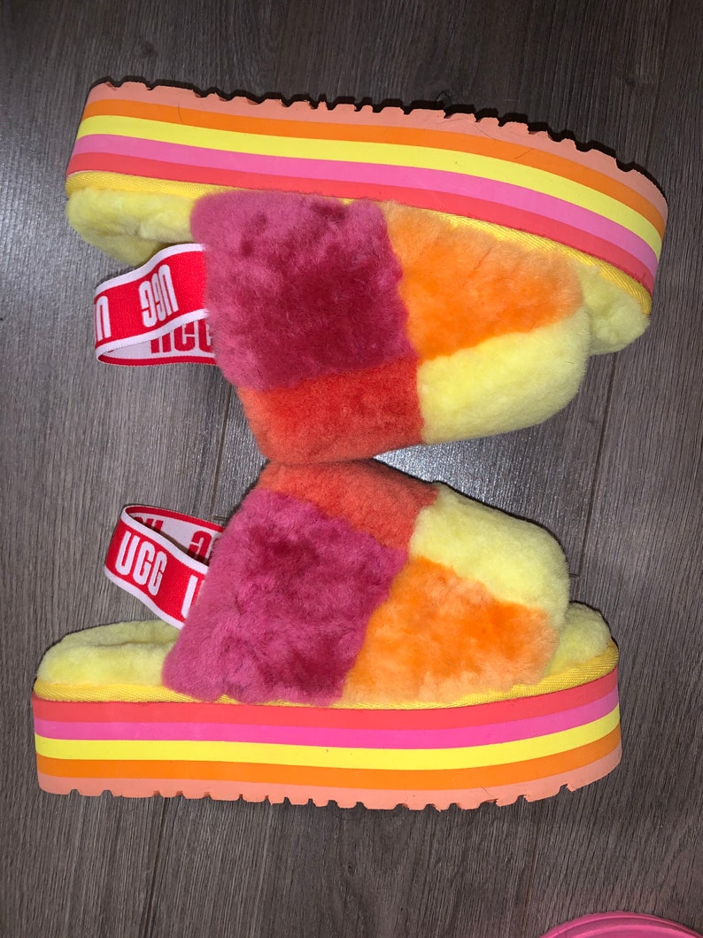 UGG Inspired Fluff Yeah Slide Slippers Soft Womens Shoes Sandal image 2