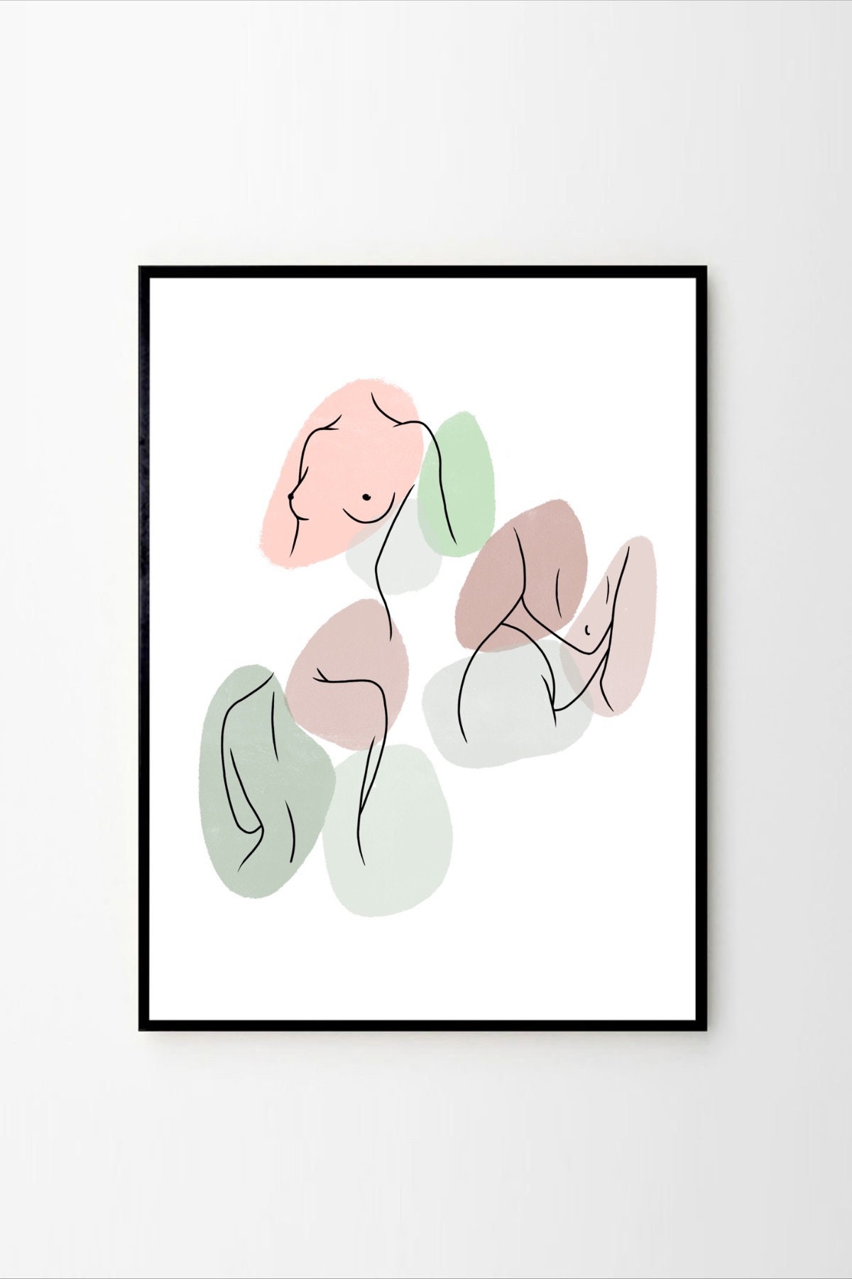 Affiche Décorative Silhouettes Féminines