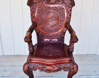 Throne Chair Etsy