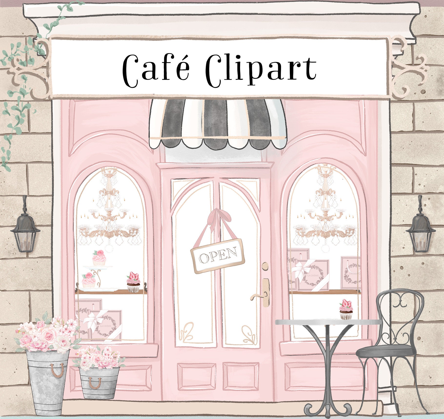 French Cafe Clipart
