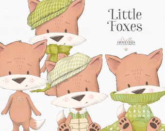 Cute Fox Clipart, Fox Clipart, Fox PNG, Fox Illustration Cricut, Fox Graphics, Kawaii Fox Clipart, Fox Png Cutting File, Woodland Animal