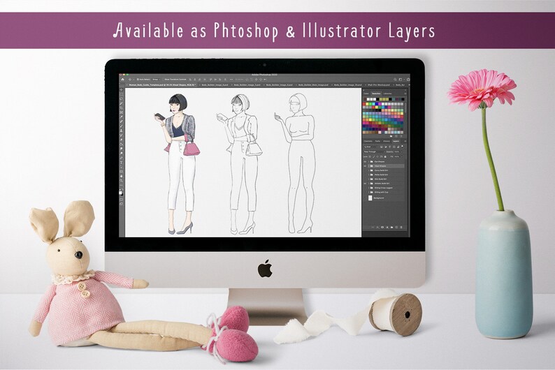 Procreate Brushes Body Builder Brush Set Female Edition. Etsy