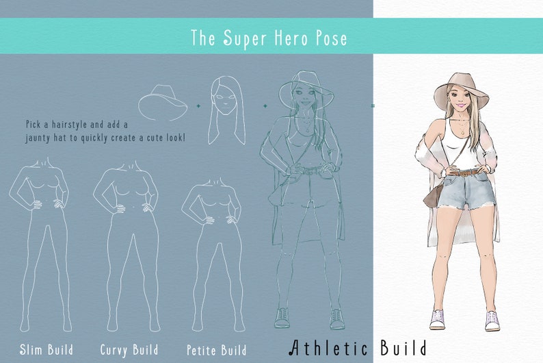 Procreate Brushes Body Builder Brush Set Female Edition. Etsy