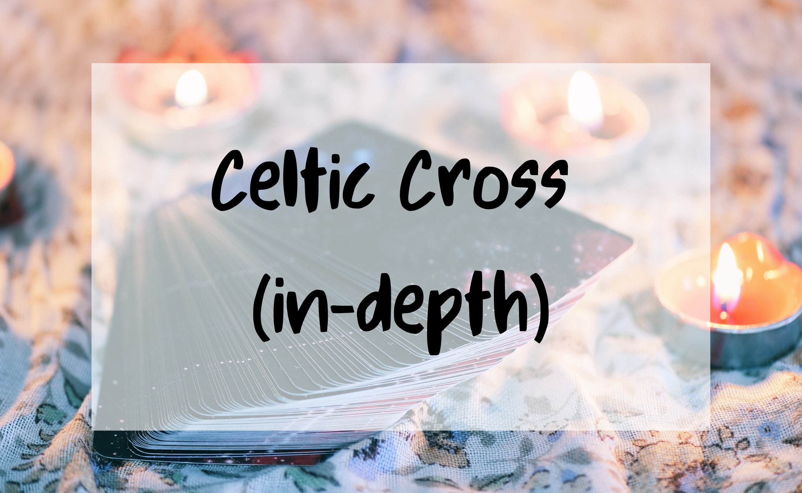 Complete Tarot Reading Celtic Cross DIGITAL Etsy