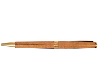 Handmade Wooden Pen | Turned wood ballpoint pen