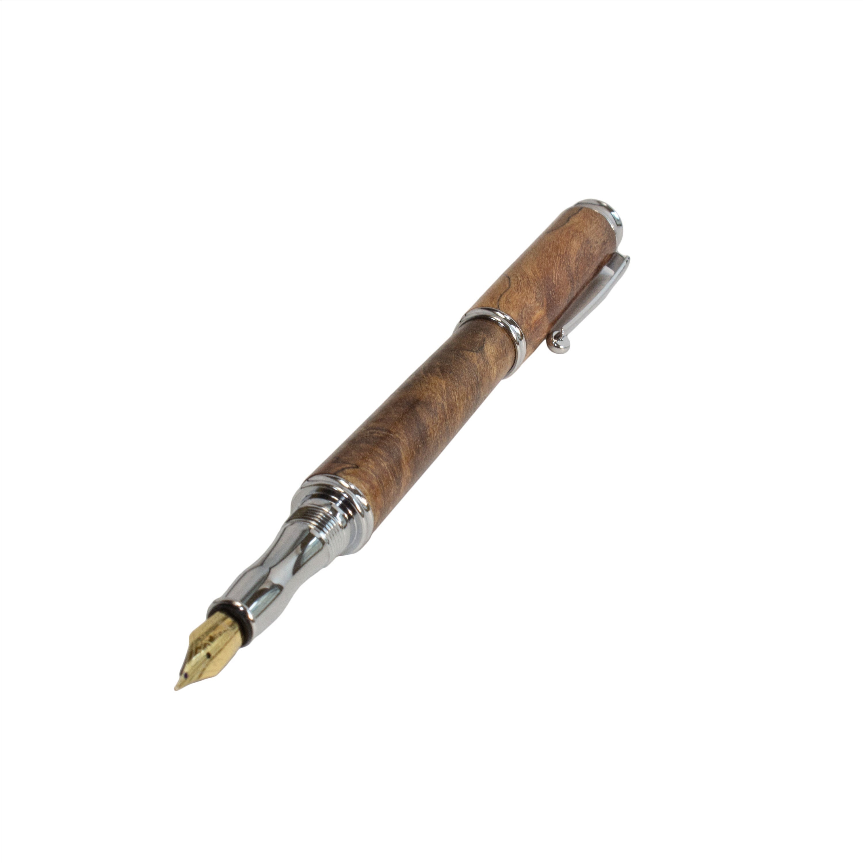 Handmade Wooden Fountain Pen Gifts for Authors Journaling Pen Custom