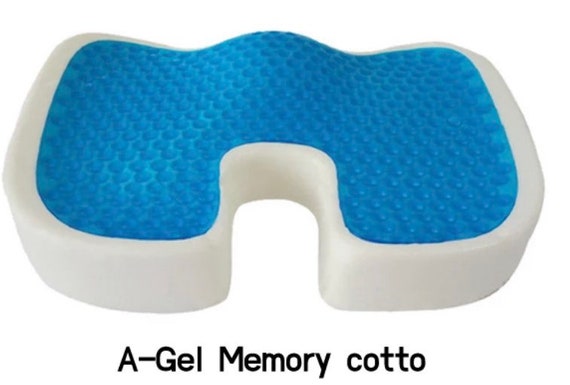 Gel Memory Foam U-shaped Seat Cushion Massage Car Office Chair for