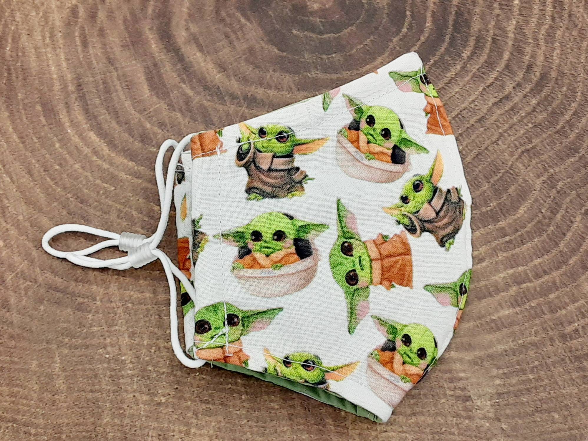 Baby Yoda Face Masks. Available in All Sizes. Triple Layers Etsy