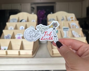 Til death Beer Sticker, Beer Sticker, Beer lover, Laptop Sticker, Water Bottle Sticker