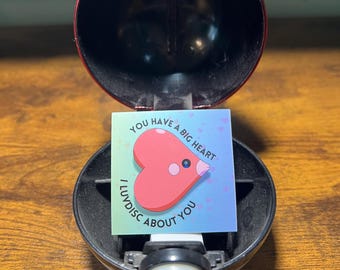 Luvdisc Sticker, Pokemon Sticker, Big Heart Sticker, Valentine's Day Sticker, V-Day Sticker, Valentine's Day Gift, Luvdisc