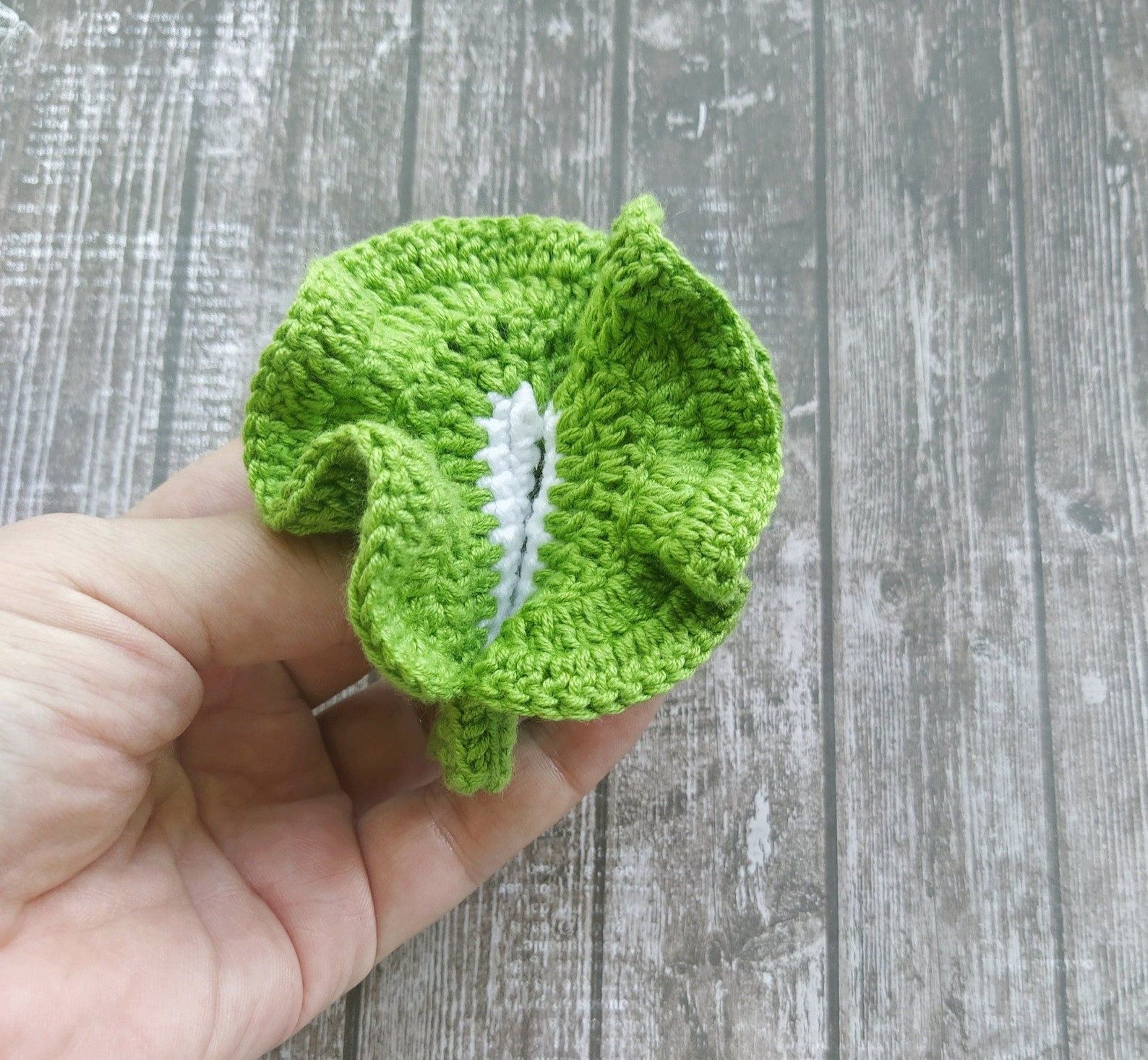 Crochet lettuce toy Amigurumi lettuce pattern lettuce play Etsy