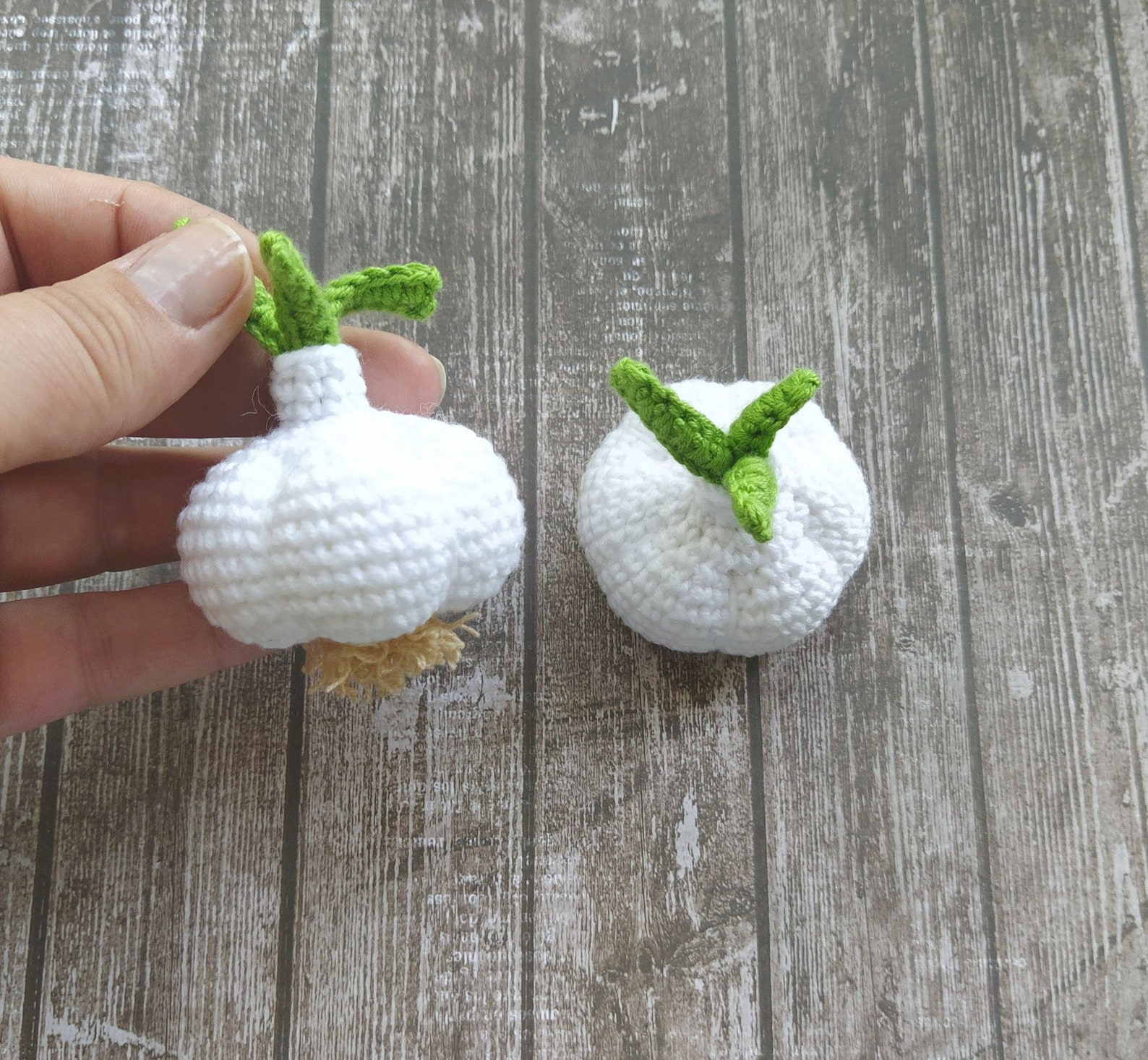 Crochet Garlic Pattern Amigurumi Garlic Toy Crochet Etsy
