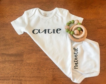 Cutie Patootie Onesie®,  Baby Onesie®, Funny Onesie®, Baby Shower Onesie®