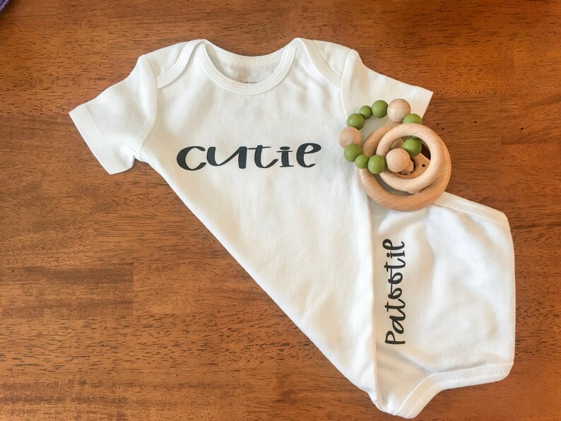 Baby Onesie\u00ae Cutie Patootie Onesie\u00ae Baby Shower Onesie\u00ae Funny Onesie\u00ae