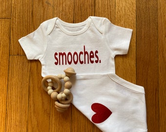 Smooches Onesie®,  Baby Onesie®, Cute Onesie®, Baby Shower Onesie®
