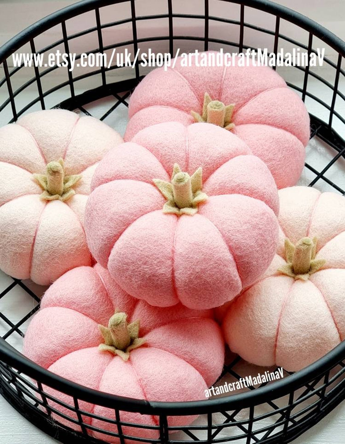 pumpkin-felt-decoration-or-set-of-2-pink-blush-pumpkin-etsy-uk