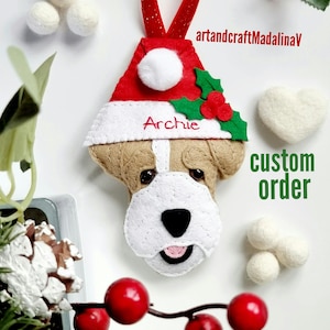 Wire Fox Terrier Personalised dog decoration