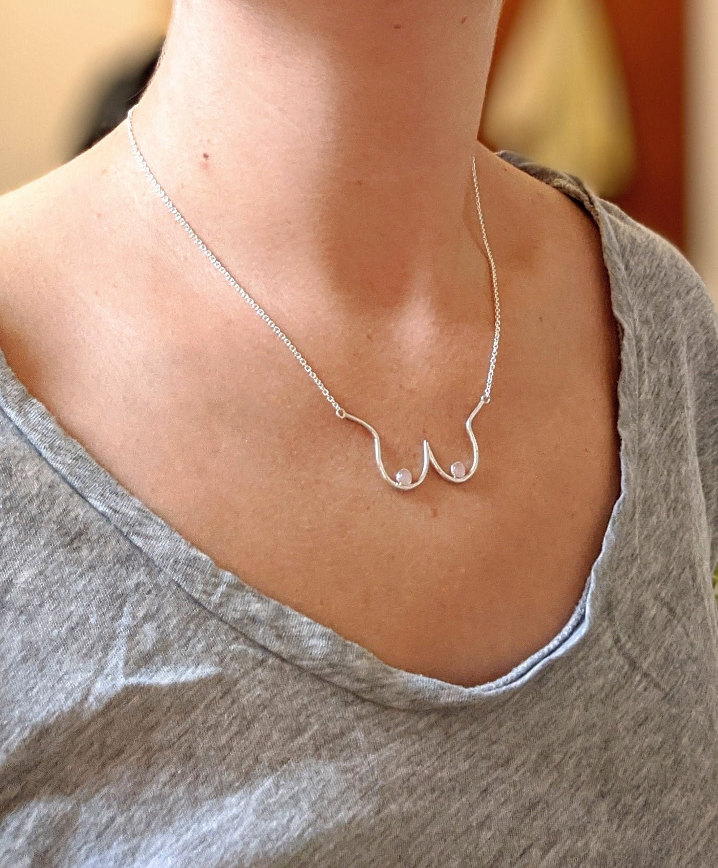 Boob Necklace