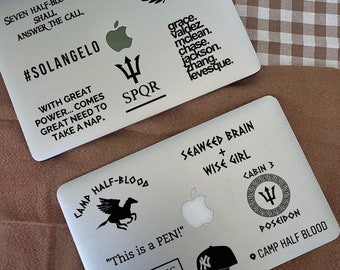 Inspiriert von Percy Jackson Abziehbild-Aufkleber | Helden von Olympus Auto Aufkleber | PJO Laptop Sticker