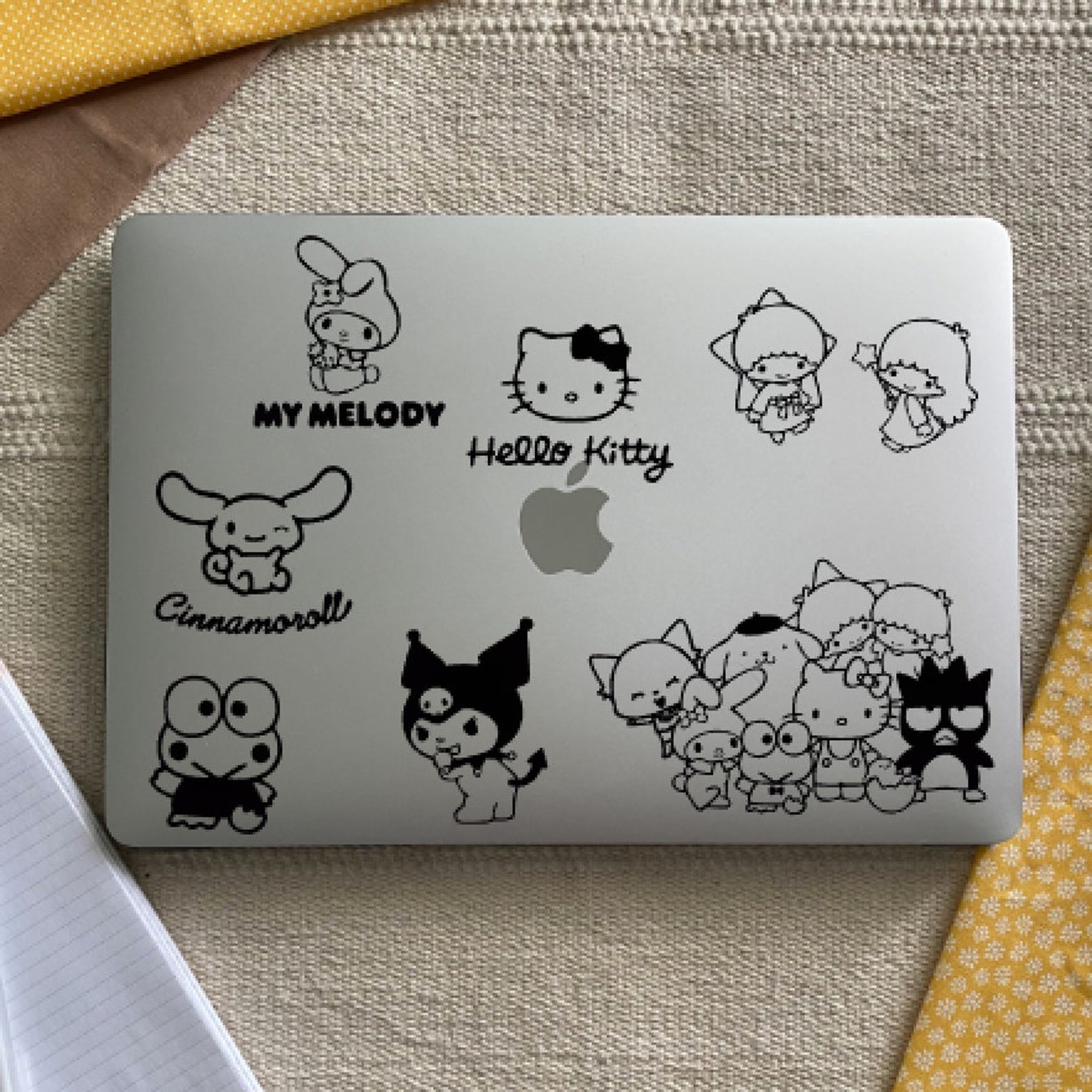Sanrio Stickers Hello Kitty Stickers Sanrio Decals Etsy