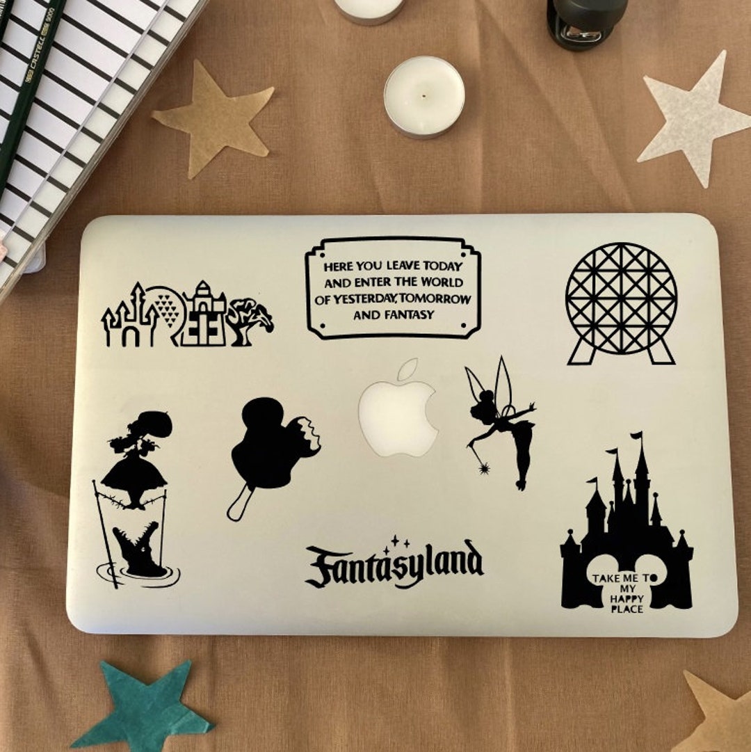 Inspired by Disney Parks Disneyland Decal Stickers Disney World Laptop
