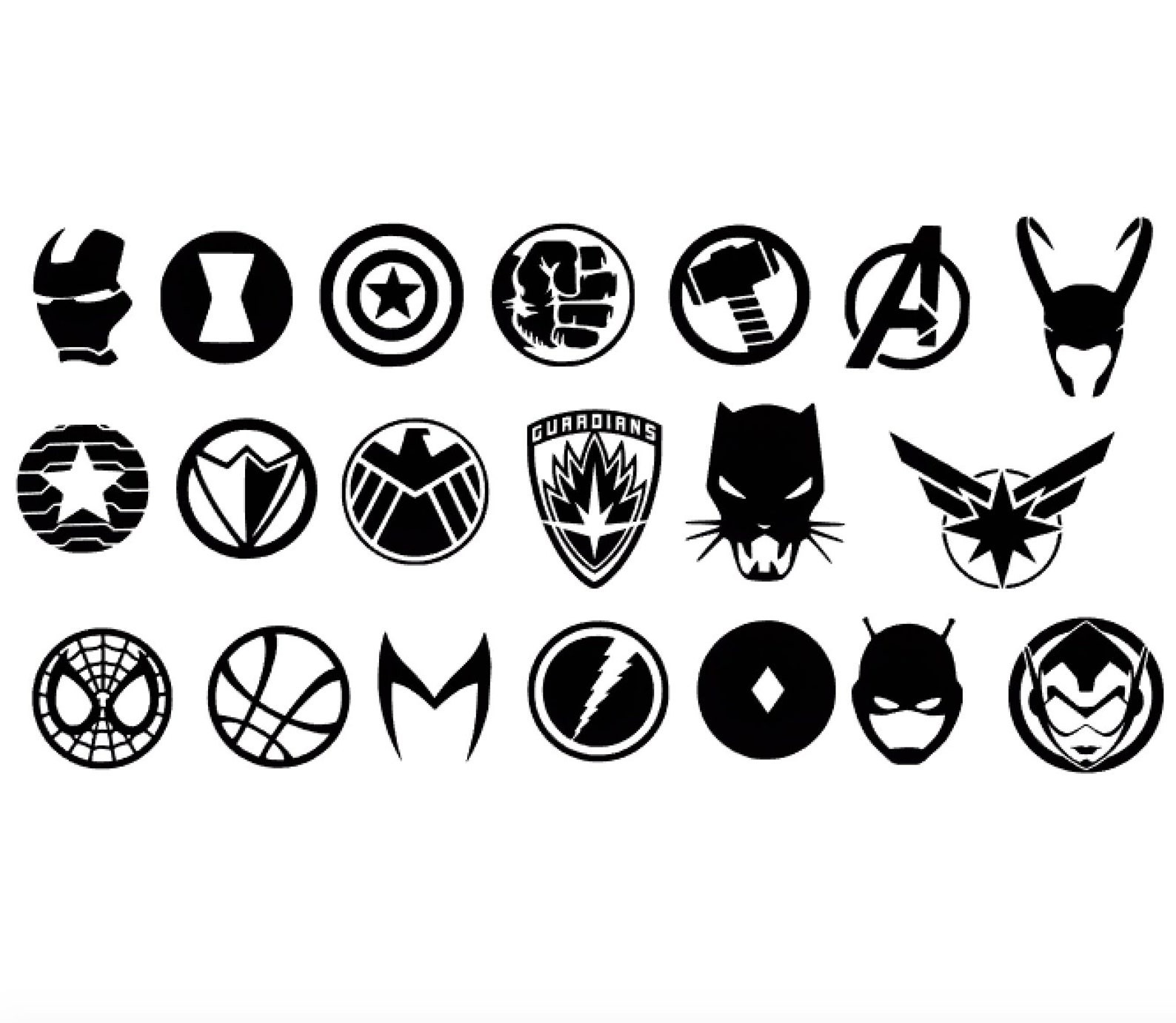 Marvel Decal Stickers MCU Laptop Stickers Marvel Car Etsy