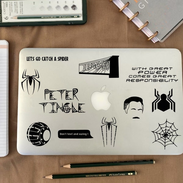 Inspired by Spider-Man Decal Stickers | Amazing Spiderman Laptop Stickers | MCU Spider Man Decal Stickers