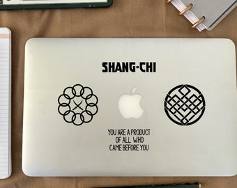 Inspired by Shang Chi Decal Stickers - MCU Laptop Stickers - Marvel Decals