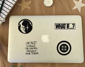 Inspired by What If Decal Stickers | MCU Laptop Decals | Marvel Car Sticker