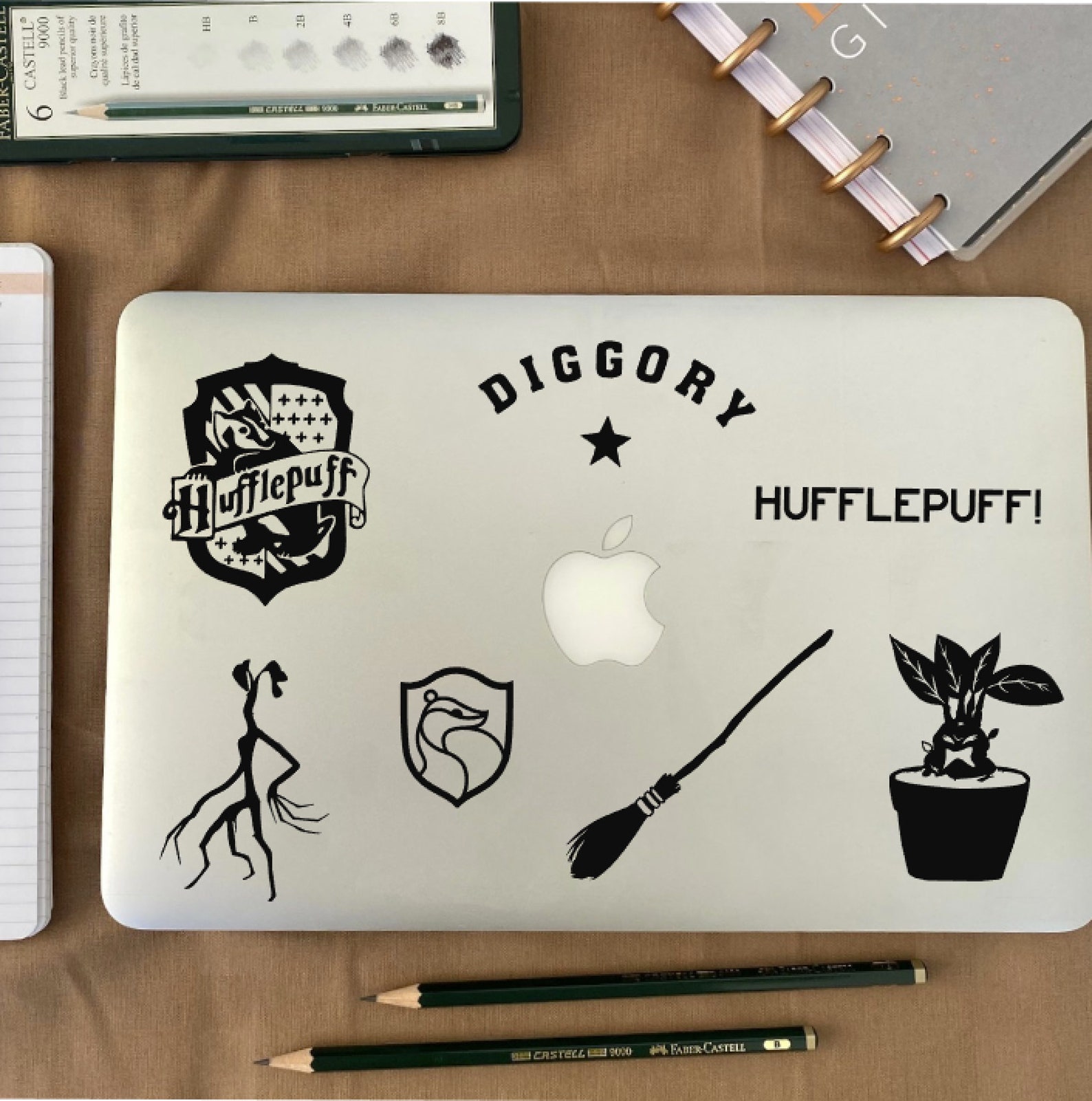 Harry Potter Decal Stickers Harry Potter Laptop Stickers Etsy