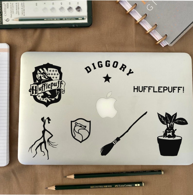 Harry Potter Decal Stickers Harry Potter Laptop Stickers Etsy