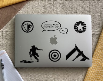 Inspired by The Falcon and The Winter Soldier Decal Stickers | TFATWS Car Decal Stickers | Bucky and Sam Decal Stickers