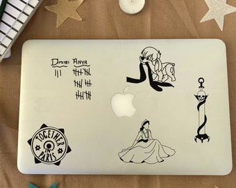 Inspired by Anastasia Decal Stickers | Duchess Anastasia Laptop Stickers | Rasputin Car Decals