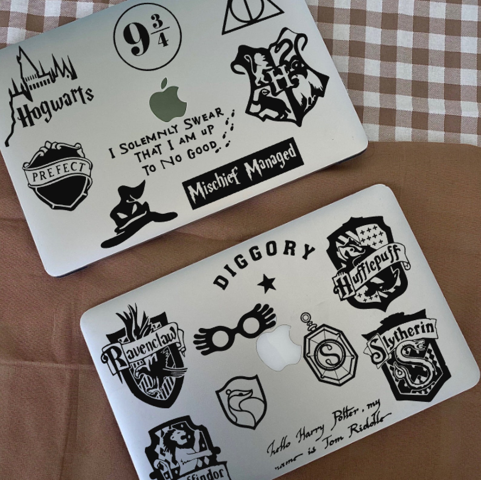 Harry Potter Decal Stickers Harry Potter Laptop Stickers Etsy