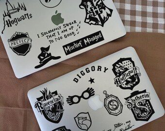 hogwarts sticker etsy