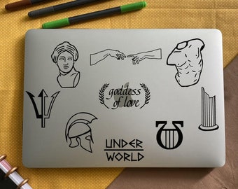 Inspired by Greek Mythology Decal Stickers | Greek Mythology Laptop Decals | Greek Mythology Car Decals | Greek Mythology Laptop Stickers