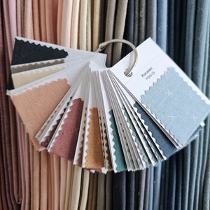 NIEUWE KLEUREN Fableism Woven Sprout-collectie | 45 voorbeeldkaarten | bevat 8 nieuwe kleuren vanaf lente 2024 | eenvoudig sorteren van voorbeeldstalen