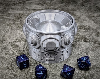 Artificer Dice Box - Mythic Mug design - Gaming Accessory - Tabletop, Dice Cup / Roller / Holder, Dungeons and Dragons, DnD, RPG, Fantasy