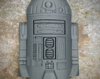 Space Opera Astromech Robot Polynesian-Style Carved Statue-Look Wall Decor