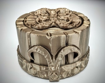 The Dragon Skull Mythic Dice Box from the Dragon Skull Collection by Ars Moriendi 3D - Dungeons and Dragons, Pathfinder, TTRPG, Magic,