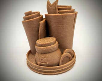 Merchant Scrolls Mythic Screw-top Lid from the Mythic Mugs Merchant Collection by Ars Moriendi 3D - DnD, Pathfinder, TTRPD